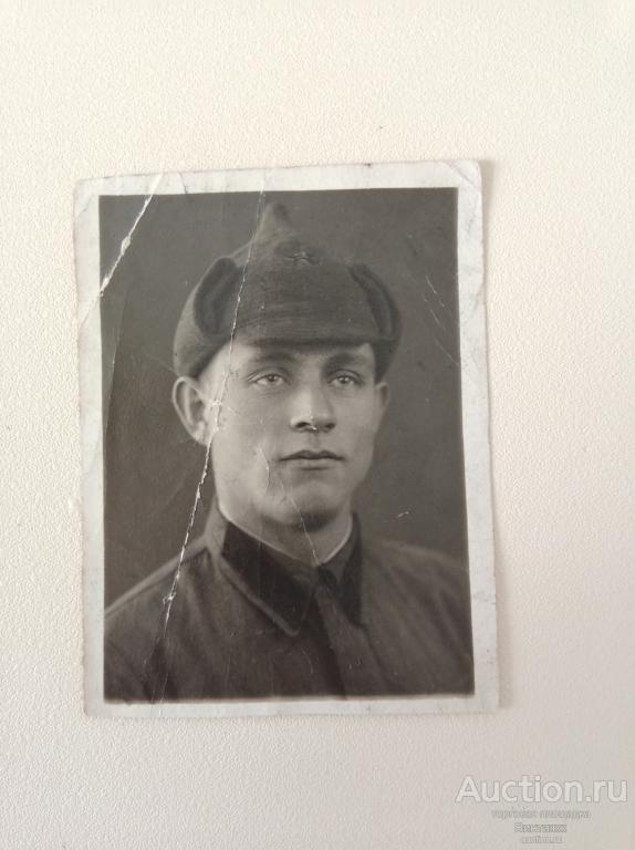 Фото Воин РККА буденовка г. Сталино (Донецк) Донбасс