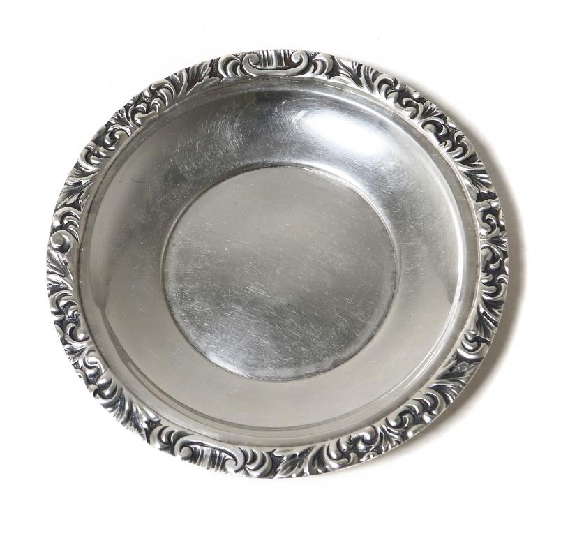 Серебряная ваза (блюдце). Австро-Венгрия 1872-1922 гг.