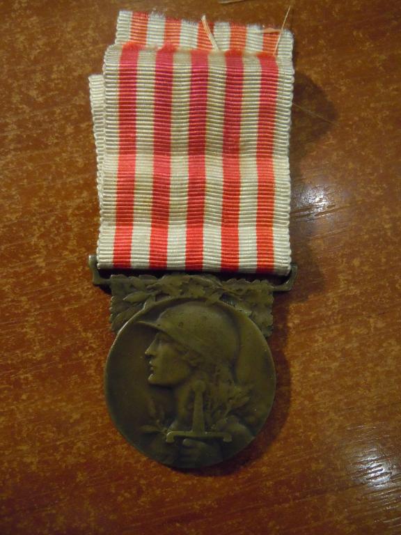 Памятная медаль войны 1914-1918гг, Франция