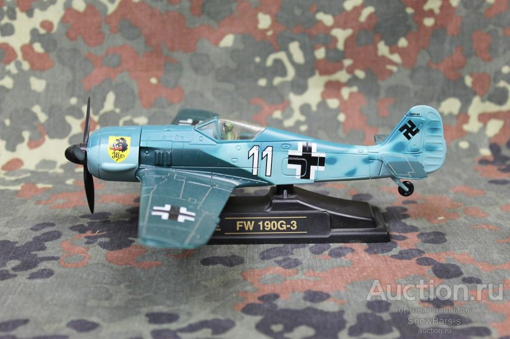 Модель самолета Focke Wulf. FW 190G-3 (металл). Рейх
