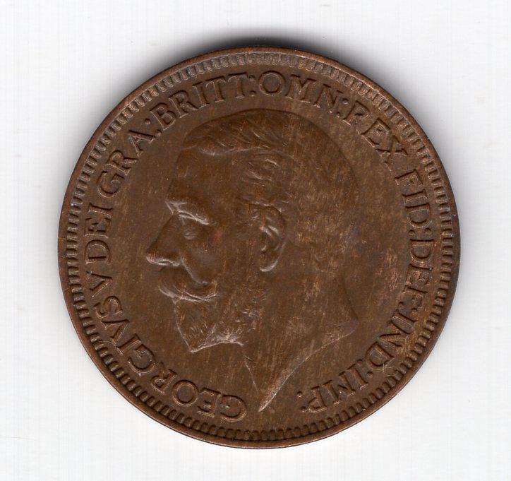 1 фартинг - Великобритания - 1936 - Георг V - KM#825