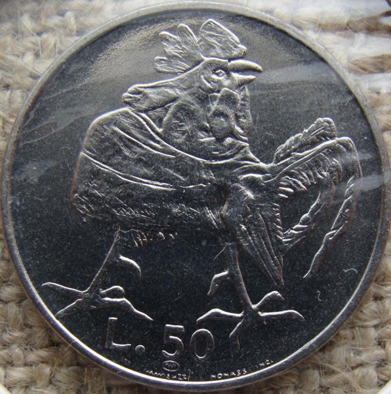 Сан-Марино 50 лир 1974 год