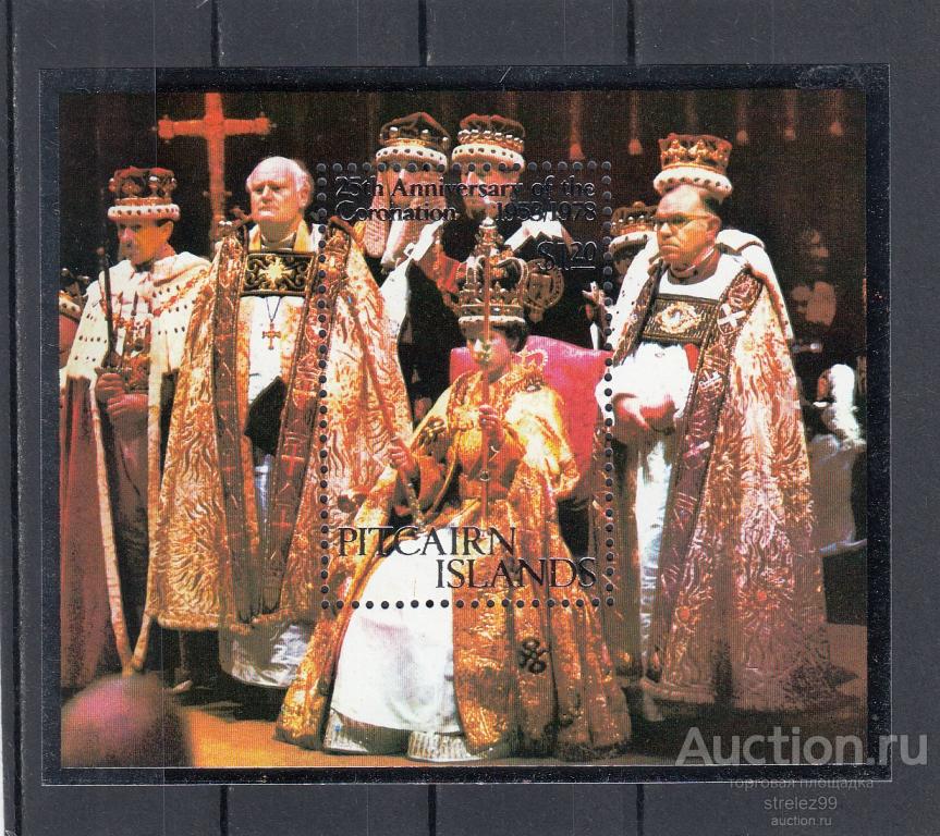 PITCAIRN ISLANDS ПИТКЕРН  Королева  Блок 1978   Сост** MNH