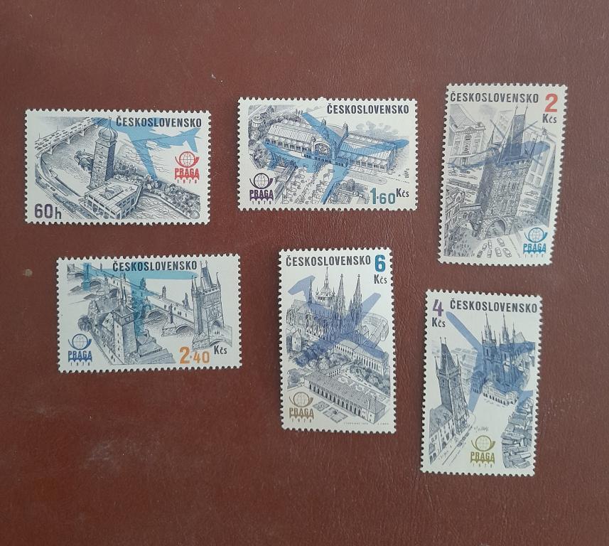 Чехословакия 1976 год   Прага 1978-архитектура MNH