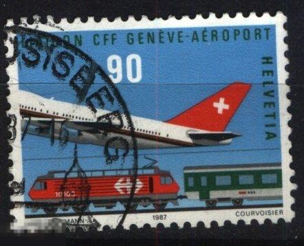 Швейцария 1987  Mi# 1338   Авиация