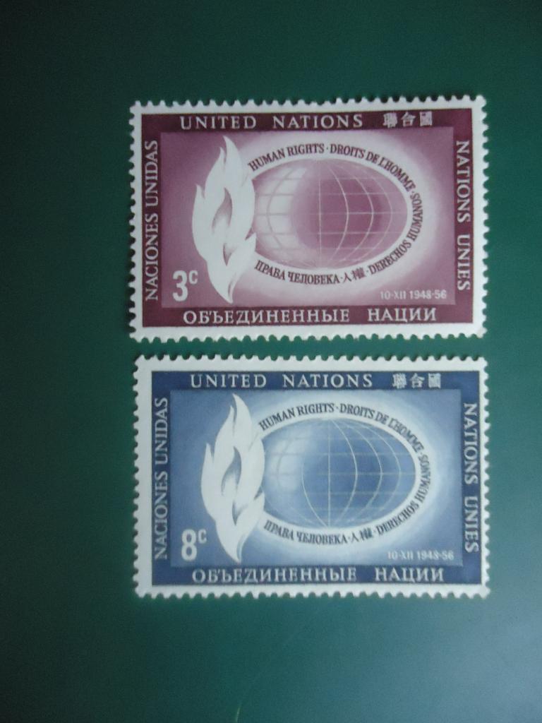 1956 г. ООН Нью-Йорк  MNH.