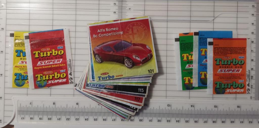 Вкладыш Turbo 2007 (Super Yes),  Full set/полная серия