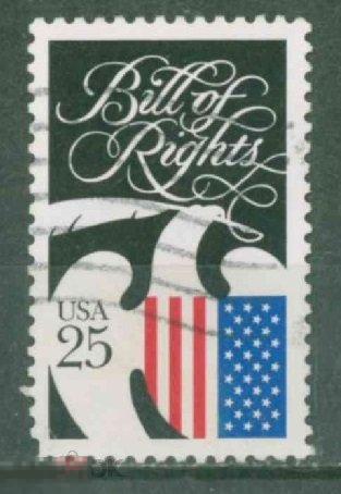 США 1989 Mi# 2050  Билль о правах a3