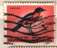 ЮАР  1964 Mi# 332 Стандарт Птица