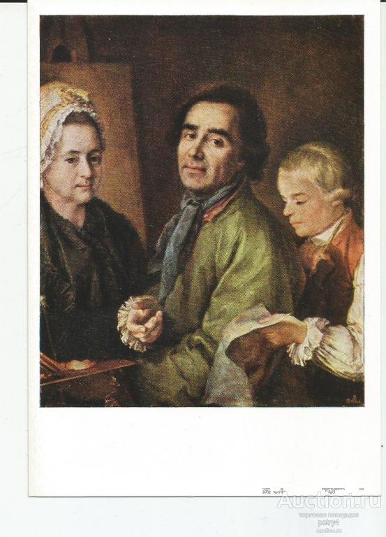 24380.П.С.Дрождин "А.П.Антропов с сыном перед портретом жены"
