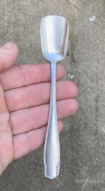 Редкий СОВОЧЕК для САХАРА Krupp Berndorf начало 20-го века нержавейка.