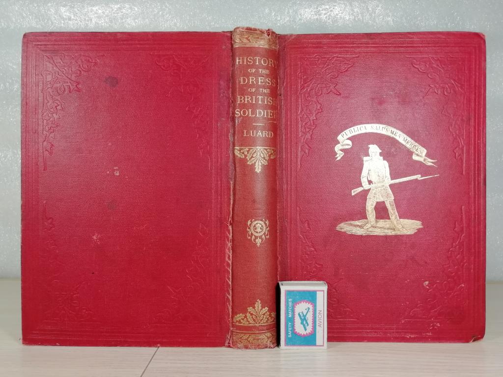 1852 год. История одежды британского солдата, от раннего периода.  25х18см