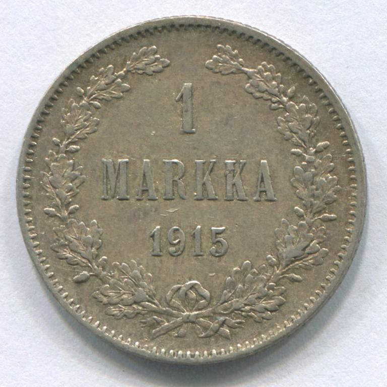 ФИНЛЯНДИЯ 1 МАРКА 1915 XF