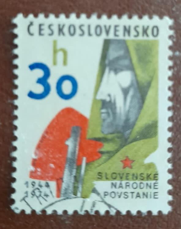 Чехословакия 1974 год  30 лет Словацкому восстанию  Гаш