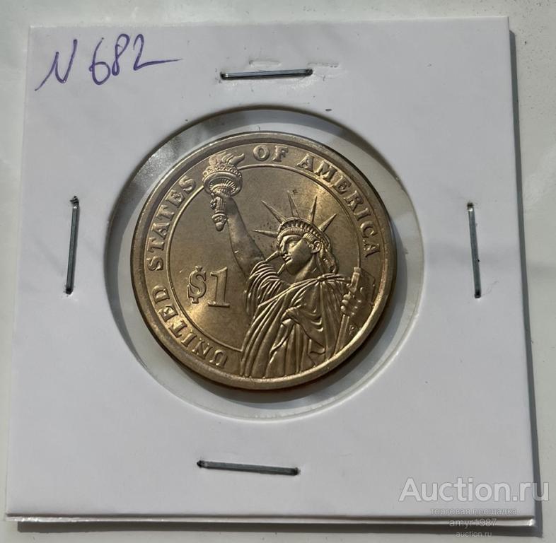 1 доллар 2009. США. 12-й президент Закари Тейлор, UNC, № 682