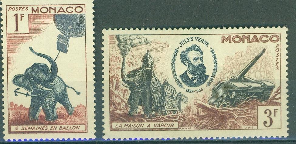 Монако пара из серии Жюль Верн негашеная**