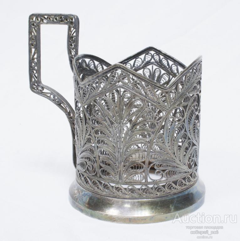 Подстаканник Казаковская скань, высота 8,5 см  (18)