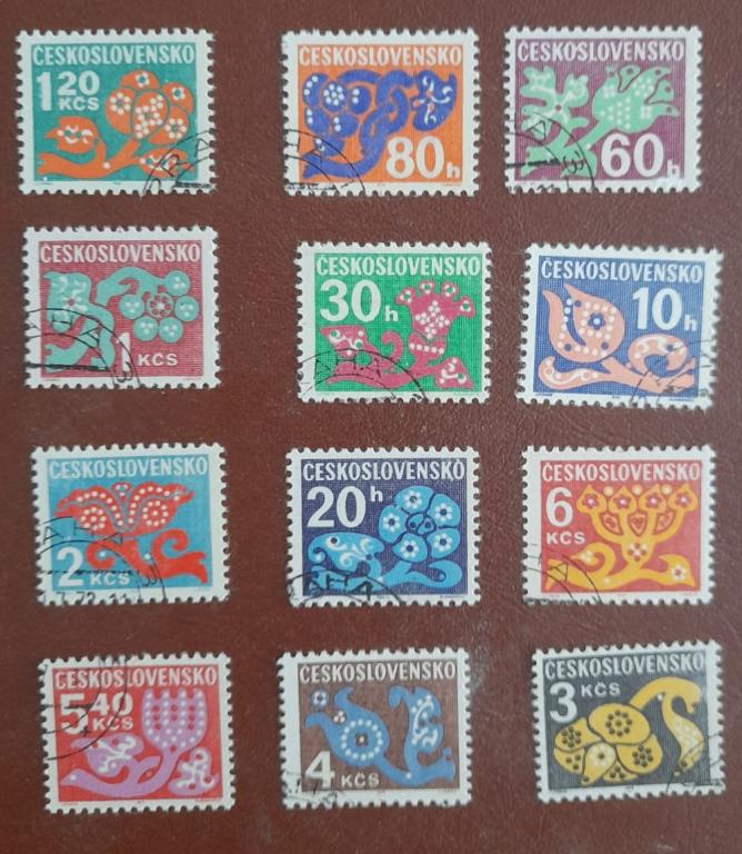 Чехословакия 1972 год Оплата за доставку - Цветочные украшения  Гаш