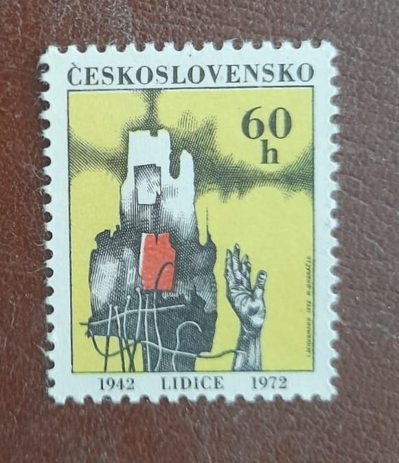 Чехословакия 1972 год 30 лет со дня разрушения Лидице  MNH