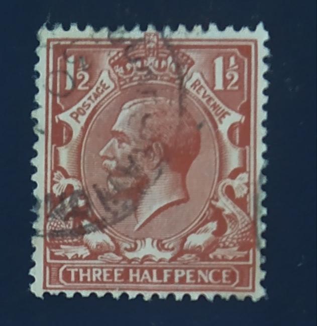 Великобритания 1912 Mi# 129 Георг V стандарт   гаш