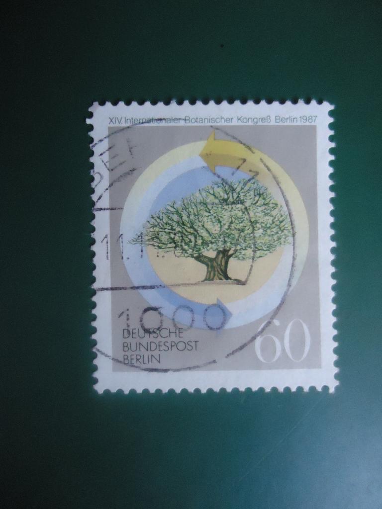 1987 г.  Германия  ФРГ   без клея.