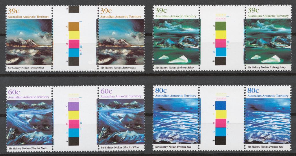 AAT 1989 Mi# 84-87** ИСКУССТВО, ЛАНДШАФТЫ