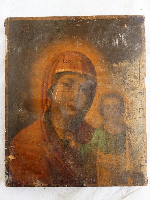 ОСЛЕПИТЕЛЬНО КРАСИВАЯ КАЗАНСКАЯ БОЖЬЯ МАТЕРЬ , СУПЕР ПИСЬМО ,ЖИВАЯ ИКОНА , 19 ВЕК !!! ШЕДЕВР !!!!