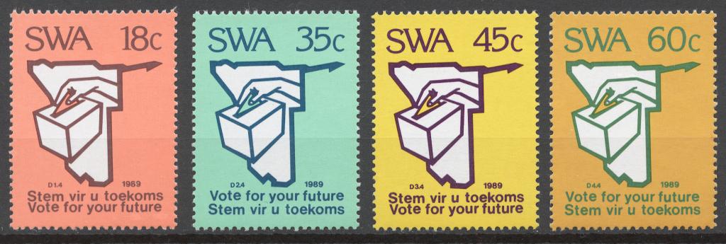 SWA 1989 Mi# 645-48** ИЗБИРАТЕЛЬНОЕ ПРАВО