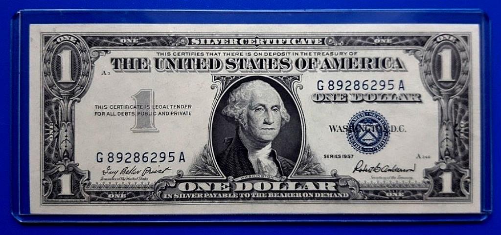 США 1 доллар 1957г .. G 89286295 A ...