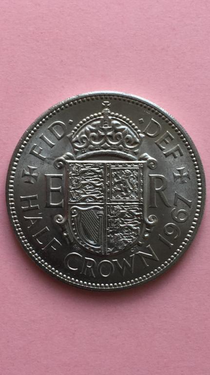 Англия / Великобритания 1/2 кроны 1967 unc / пол кроны