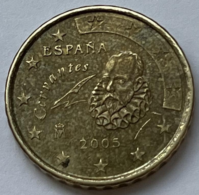 ИСПАНИЯ 10 ЕВРОЦЕНТОВ 2005 ГОД