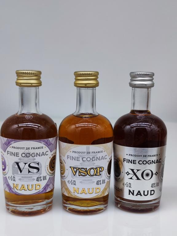 Коньяк Naud  VS, VSOP и ХО 0,05л Франция цена за все