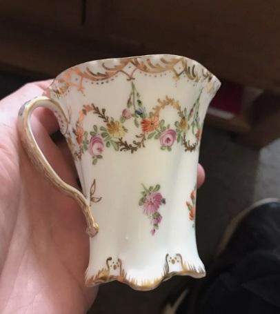 Helena wolfsohn ЧАШКА АМПИР DRESDEN Meissen МЕЙССЕН 1890г