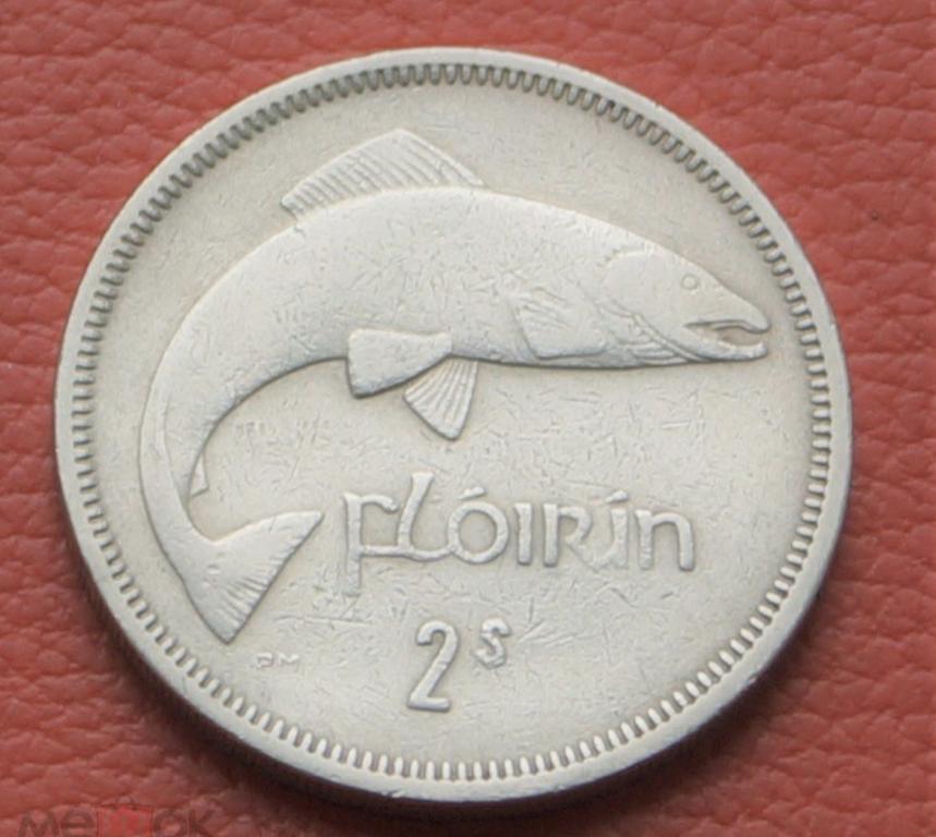 Ирландия 1 флорин - 2 шиллинга 1962