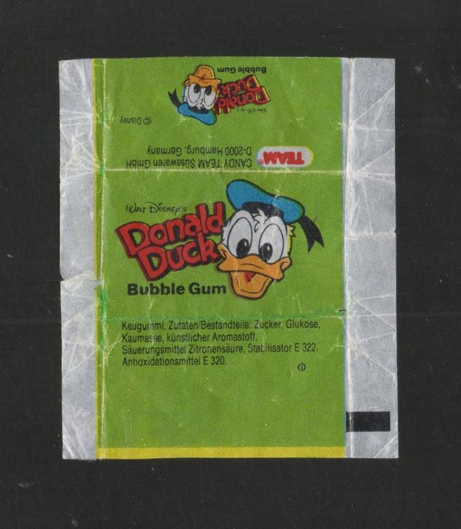 Обертка Donald Duck (Дональд Дак) Candy TEAM / для Германии !