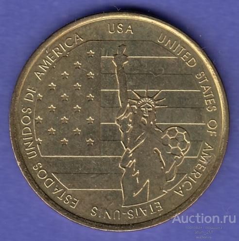 Жетон. Германия. Футбол. Чемпионат мира 2006 года. Сборная США. XF