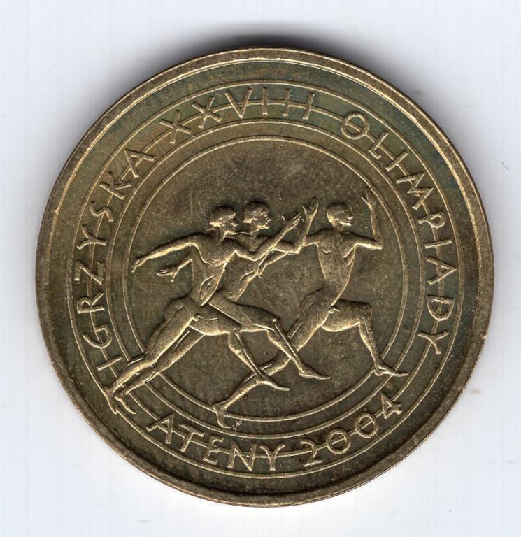 2 злотых - Польша - 2004 - Олимпиада в Афинах - KM#516 - UNC