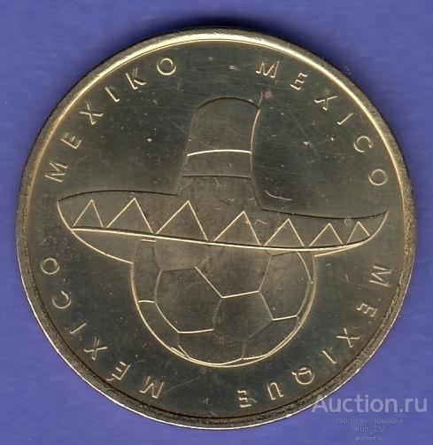 Жетон. Германия. Футбол. Чемпионат мира 2006 года. Сборная Мексики. XF