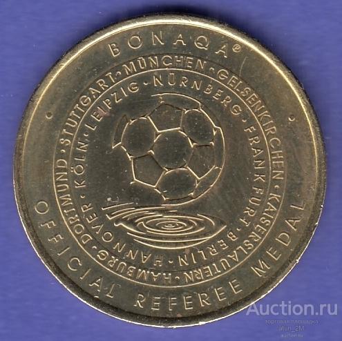 Жетон. Германия. Футбол. Чемпионат мира 2006 года. OFFICIAL REFEREE MEDAL. XF-
