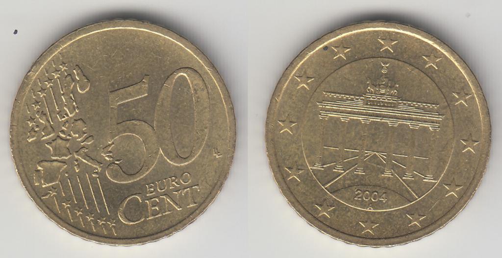 Германия 50 центов 2004 A М