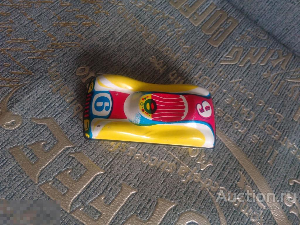 Игрушка Машинка Гонка Болид Клеймо СССР Жесть Металл