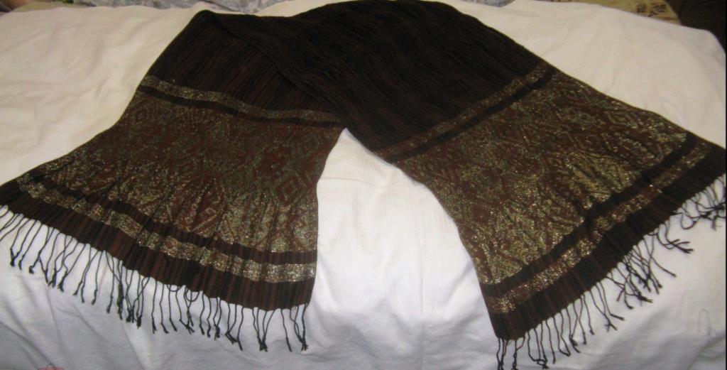 Палантин с люрексом vil-scarf