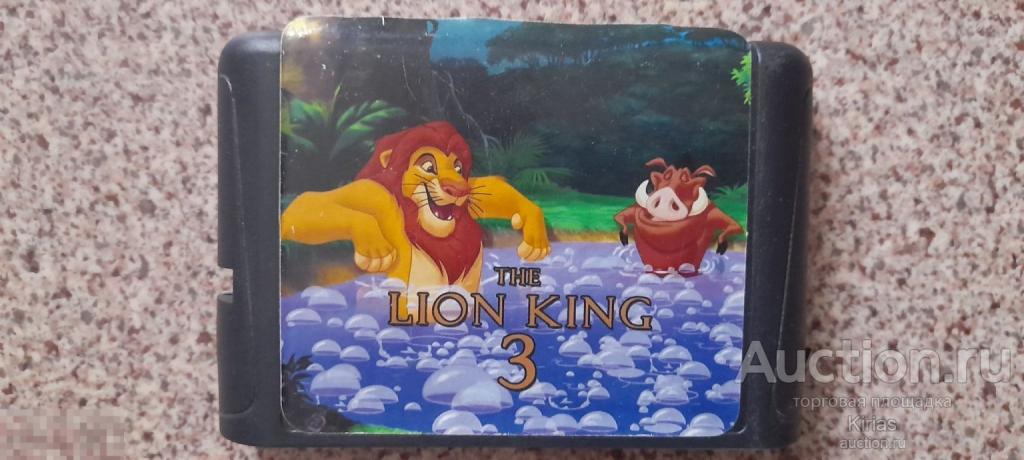 Картридж SEGA Сега Король лев 3