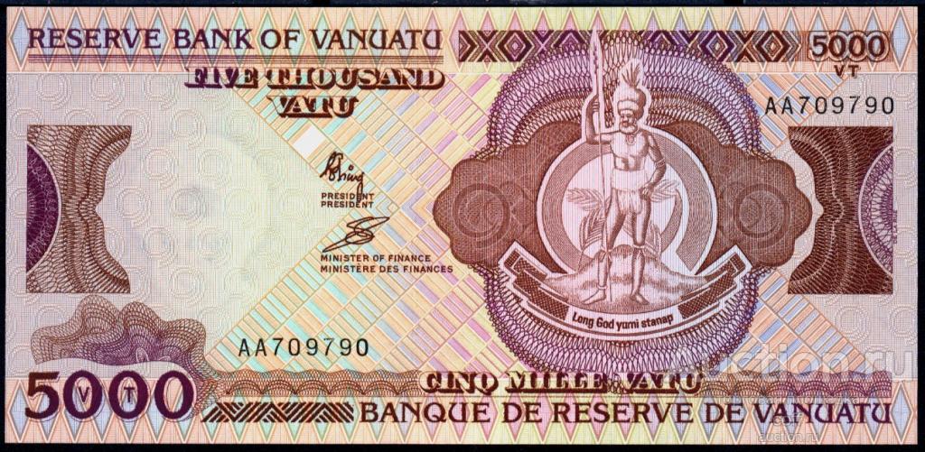Вануату P-7 5000 Vatu 1993 UNC