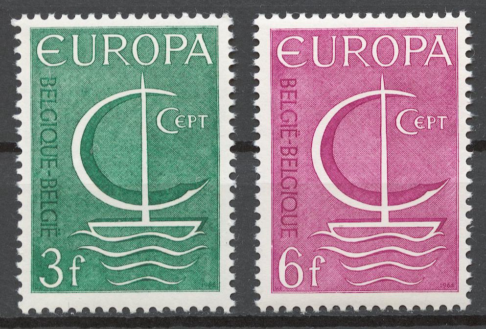 Бельгия 1966 Mi# 1446-47** ЕВРОПА СЕПТ