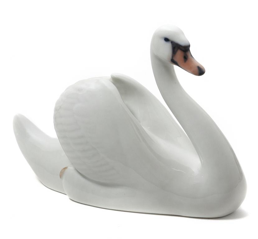 Фарфоровая фигура "Лебедь". Royal Copenhagen
