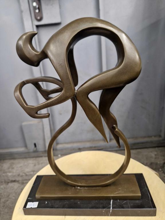 Велосипедист 461 Модерн. Бронза. Статуэтка.