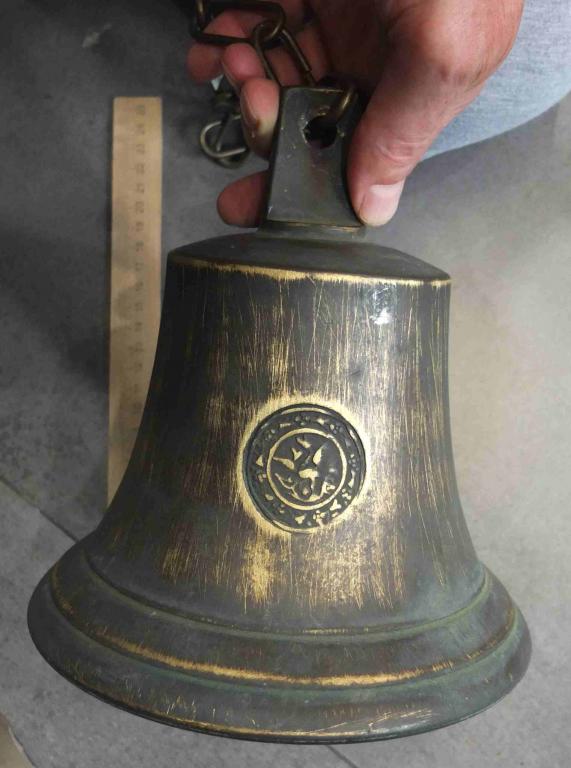 рында корабельная медная, коллекционная, старинная