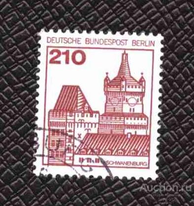 Западная  Германия     Берлин   гашеная   1978  год   архитектура   №  3768