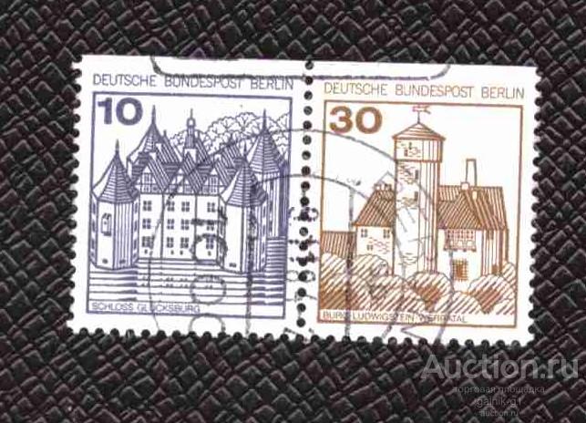 Западная  Германия     Берлин   гашеная   1977  год   архитектура   №  3776
